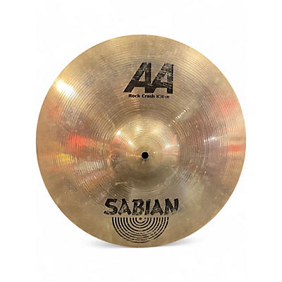 Used SABIAN 16in AA Rock Crash Brilliant Cymbal