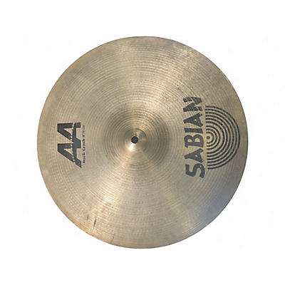 Used SABIAN 16in AA Rock Crash Brilliant Cymbal