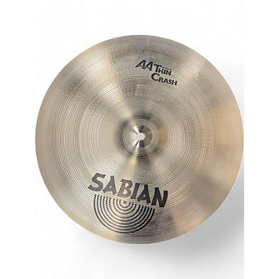 SABIAN Used SABIAN 16in AA Thin Crash Cymbal