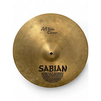 Used SABIAN 16in AA Thin Crash Cymbal