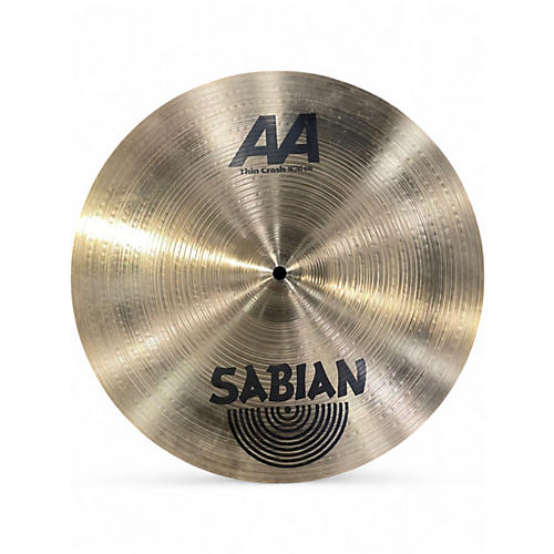 Used SABIAN 16in AA Thin Crash Cymbal 36