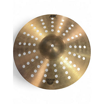 Used SABIAN 16in AAX AERO CRASH  Cymbal