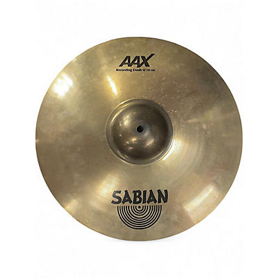 Used SABIAN 16in AAX Crash Cymbal