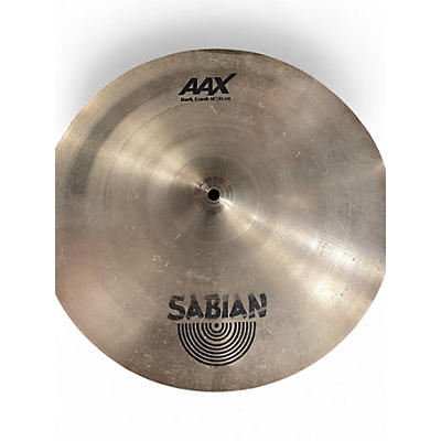 Used SABIAN 16in AAX Dark Crash 16" Cymbal