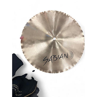 Used SABIAN 16in AAX Metal Hi Hat Bottom Brilliant Cymbal
