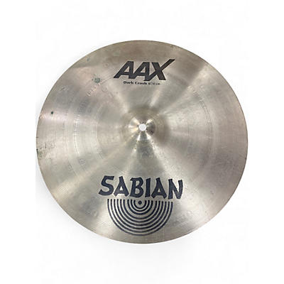 Used SABIAN 16in AAX Series Dark Crash Cymbal