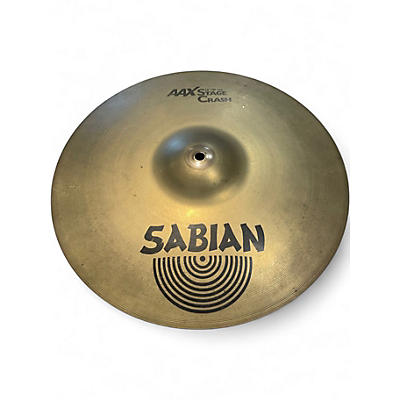 Used SABIAN 16in AAX Stage Crash Cymbal