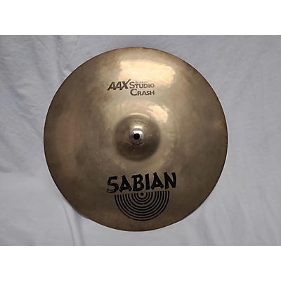 SABIAN Used SABIAN 16in AAX Studio Crash Brilliant Cymbal