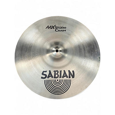 Used SABIAN 16in AAX Studio Crash Brilliant Cymbal