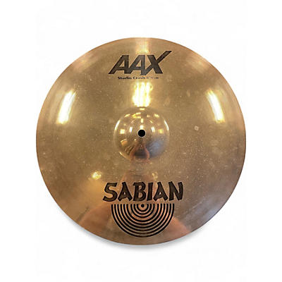 Used SABIAN 16in AAX Studio Crash Brilliant Cymbal