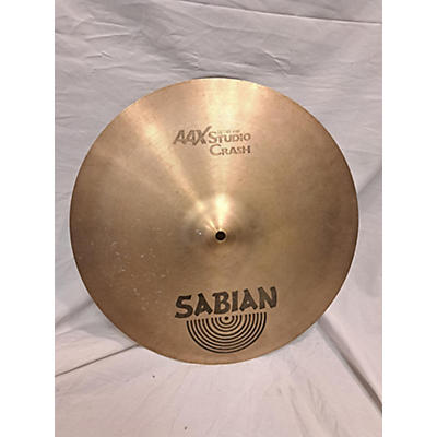 SABIAN Used SABIAN 16in AAX Thin Studio Crash Cymbal