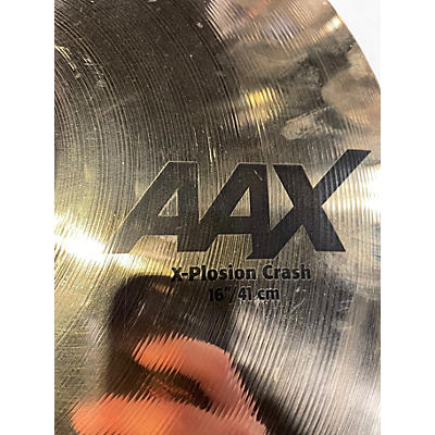 Used SABIAN 16in AAX Xplosion Crash Cymbal