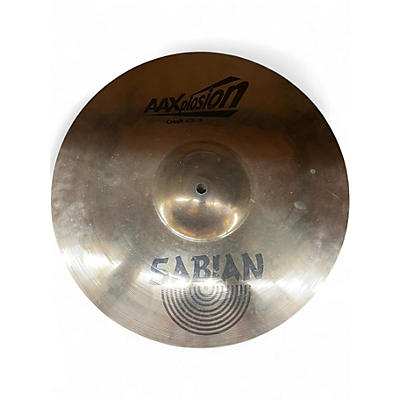 Used SABIAN 16in AAX Xplosion Crash Cymbal