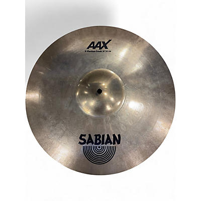 Used SABIAN 16in AAX Xplosion Crash Cymbal