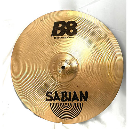 SABIAN Used SABIAN 16in B8 Crash Cymbal 36