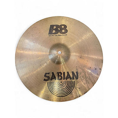 Used SABIAN 16in B8 Crash Cymbal