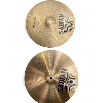 Used SABIAN 16in B8 Hi Hat Pair Cymbal