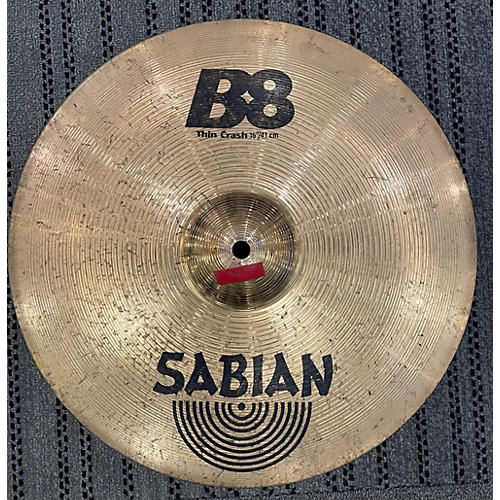 Sabian Used SABIAN 16in B8 Thin Crash Cymbal 36