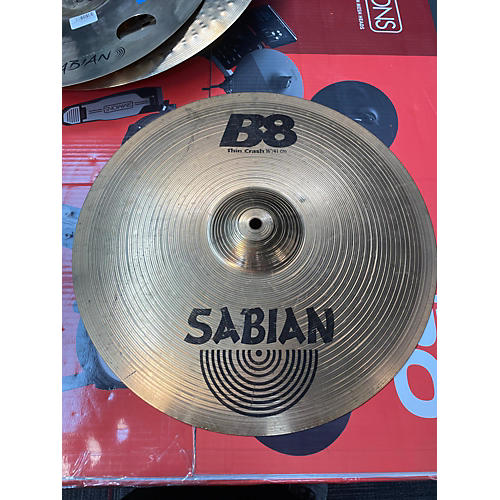 Sabian Used SABIAN 16in B8 Thin Crash Cymbal 36