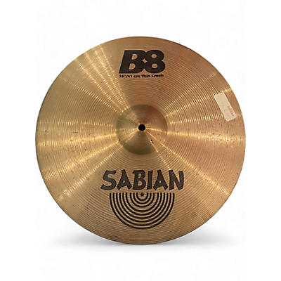 SABIAN Used SABIAN 16in B8 Thin Crash Cymbal