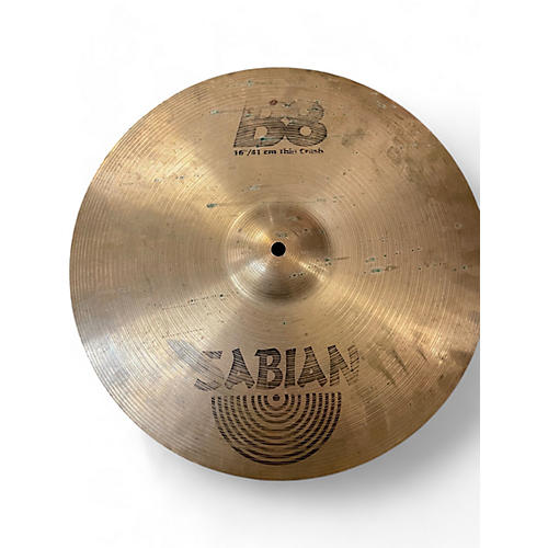 Used SABIAN 16in B8 Thin Crash Cymbal 36