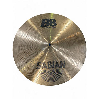 Used SABIAN 16in B8 Thin Crash Cymbal