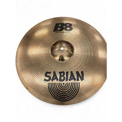 Used SABIAN 16in B8 Thin Crash Cymbal