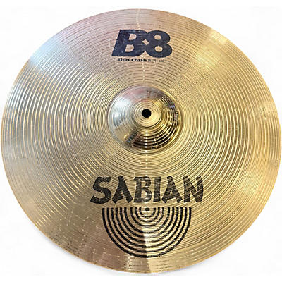 Used SABIAN 16in B8 Thin Crash Cymbal
