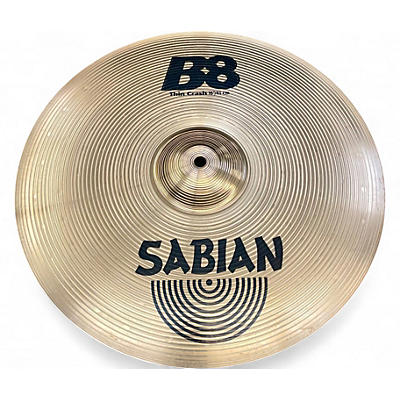 Used SABIAN 16in B8 Thin Crash Cymbal