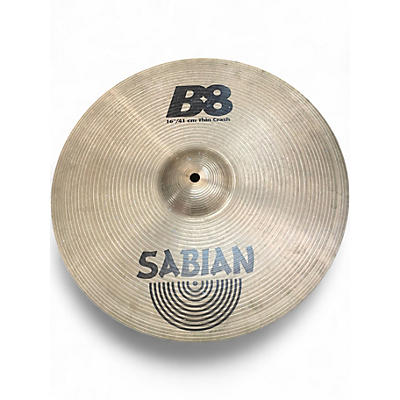 Used SABIAN 16in B8 Thin Crash Cymbal