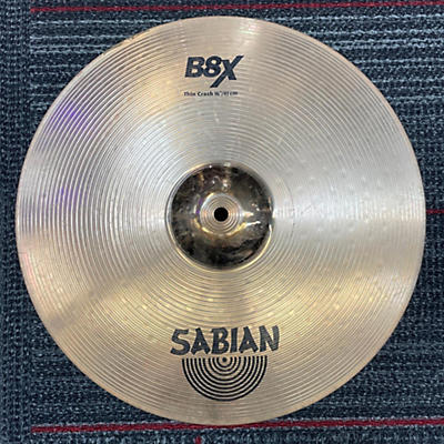 SABIAN Used SABIAN 16in B8X Thin Crash Cymbal