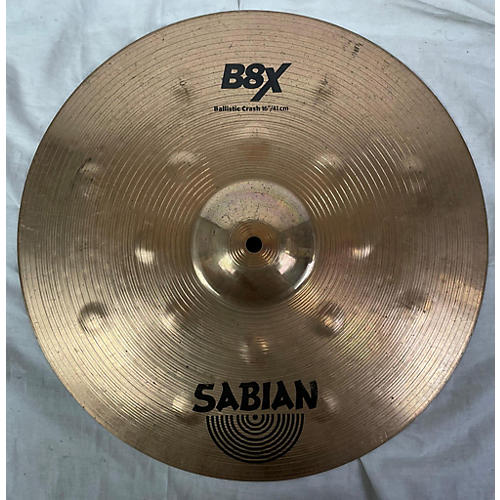 SABIAN Used SABIAN 16in B8x Ballistic Crash Cymbal 36