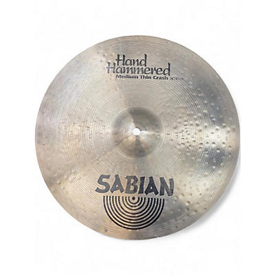 Used SABIAN 16in HH Medium Thin Crash Brilliant Cymbal