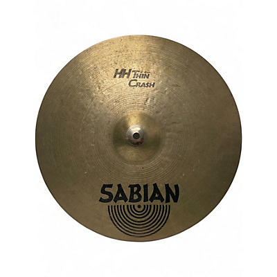 Used SABIAN 16in HH Thin Crash Cymbal