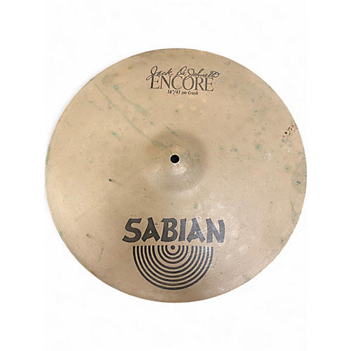 Used SABIAN 16in Jack Dejohnette Encore Signature Crash Cymbal 36
