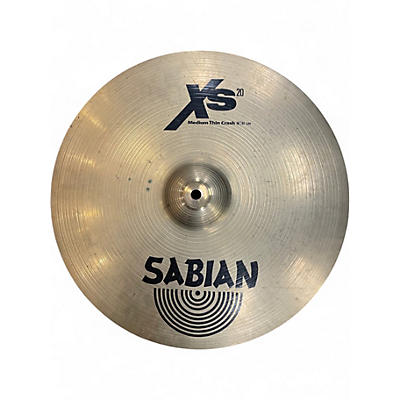 Used SABIAN 16in XS20 Medium Thin Crash Cymbal