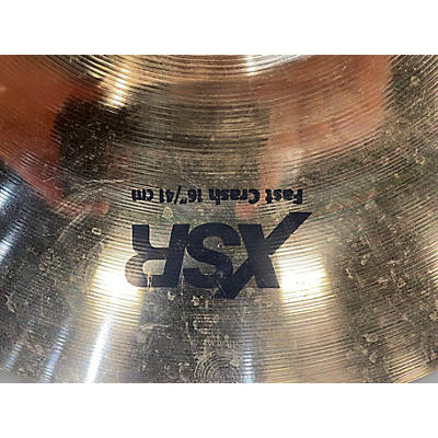 Used SABIAN 16in XSR FAST CRASH  Cymbal