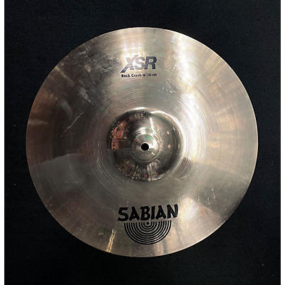 SABIAN Used SABIAN 16in XSR ROCK CRASH Cymbal