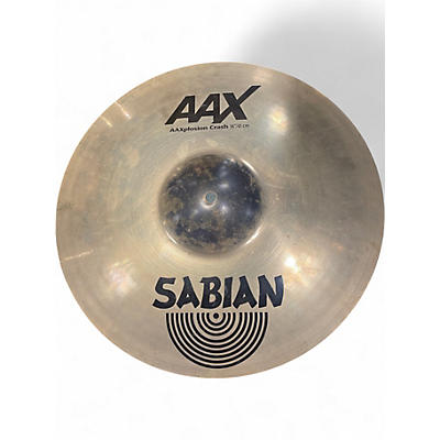 Used SABIAN 16in aax aaxplosion crash Cymbal