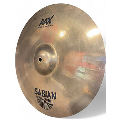 SABIAN Used SABIAN 16in aax recording crash Cymbal