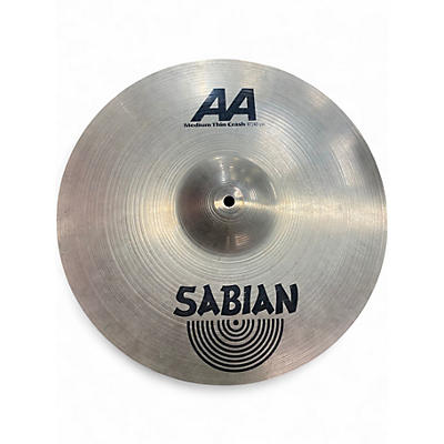 Used SABIAN 17in AA Medium Thin Crash Cymbal