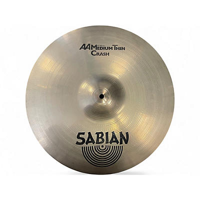 Used SABIAN 17in AA Medium Thin Crash Cymbal