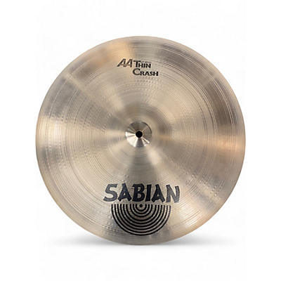 SABIAN Used SABIAN 17in AA Thin Crash Cymbal