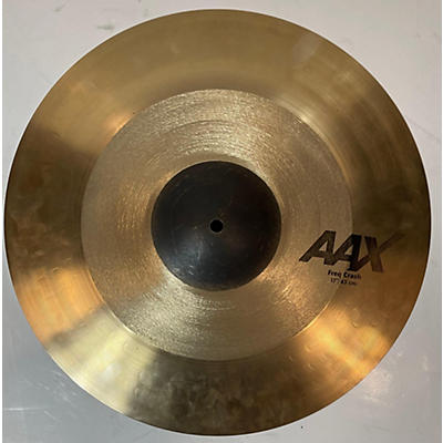 SABIAN Used SABIAN 17in AAX Frequency Crash Cymbal