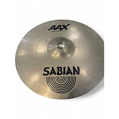 Used SABIAN 17in AAX Stage Crash Cymbal