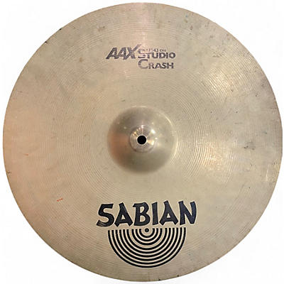 Sabian Used SABIAN 17in AAX Studio Crash Brilliant Cymbal