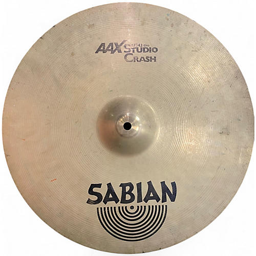 Sabian Used SABIAN 17in AAX Studio Crash Brilliant Cymbal 37