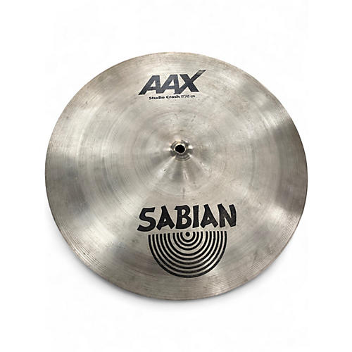 Used SABIAN 17in AAX Studio Crash Brilliant Cymbal 37
