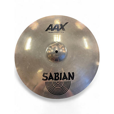 Used SABIAN 17in AAX Studio Crash Brilliant Cymbal