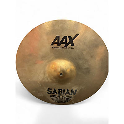 Used SABIAN 17in AAX Xplosion Fast Crash Cymbal